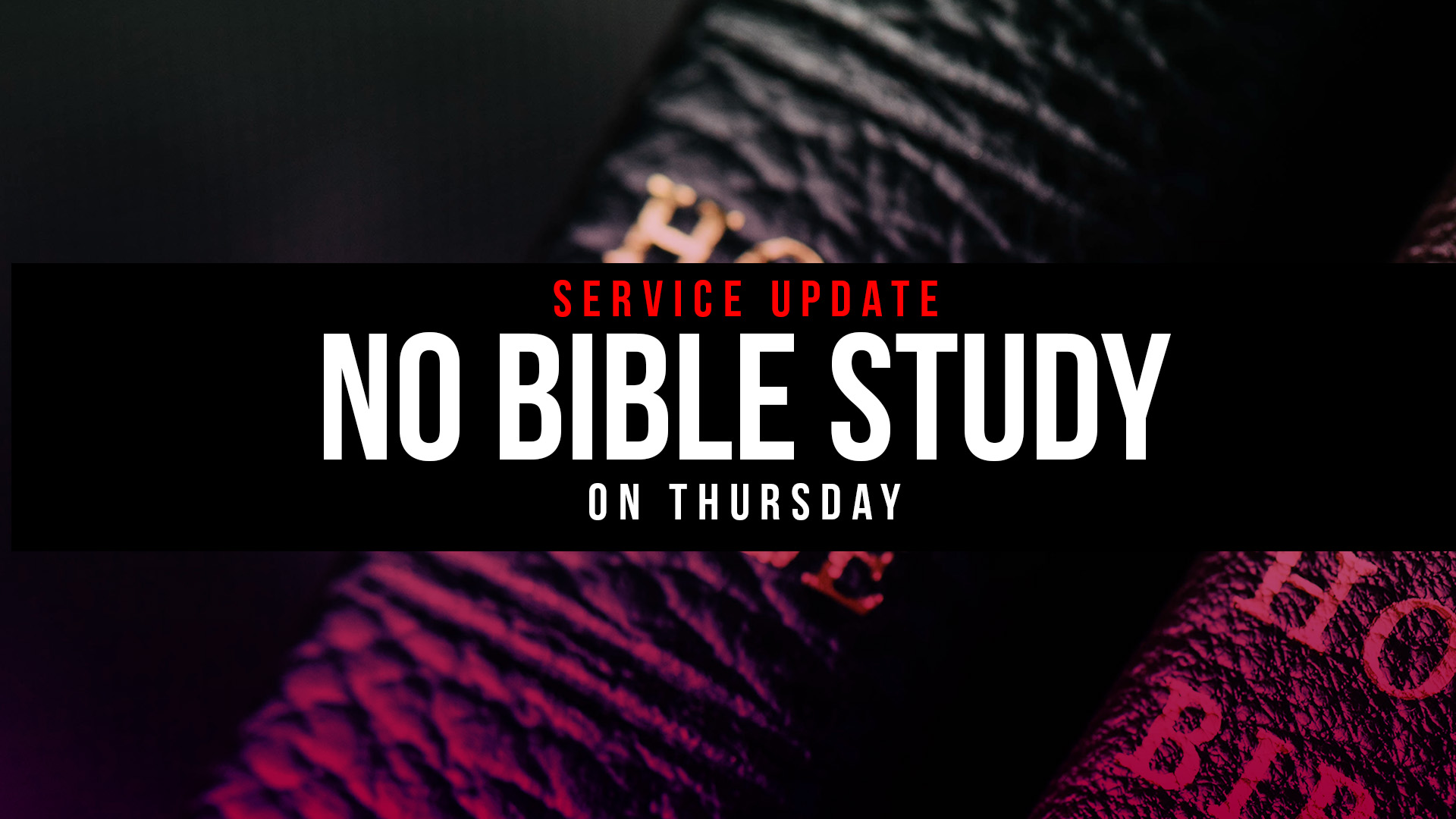 No Bible Study Thursday Koinonia Christian Church